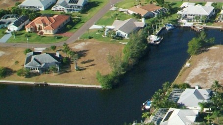 Picture link to results of freshwater lots for sale in the North of Cape Coral from $60,000