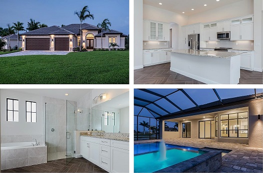 Ferienvilla Cape Coral - Bild eines Hauses bis $550.000 am Golfzugangskanal